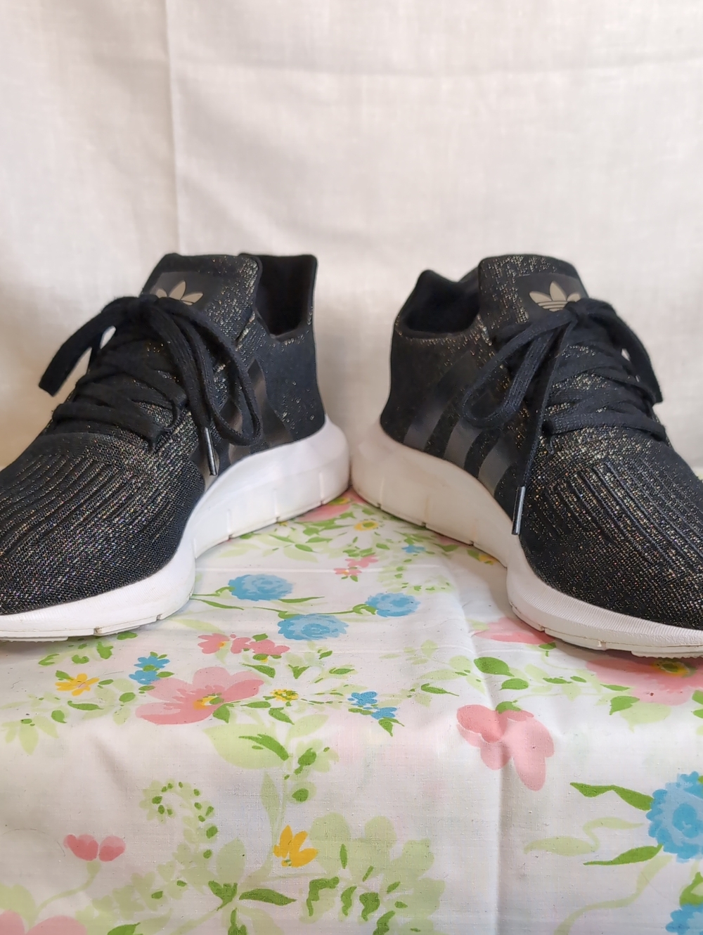 adidas Swift Run 'Core Black' sneakers womens 11 - Picture 6 of 8